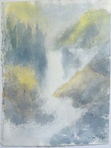 Vernal Falls, Yosemite 12x16