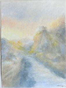 Verres Castle, Italy 12x16